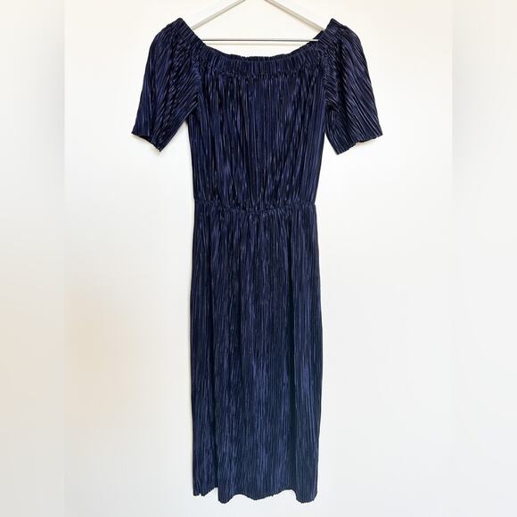 Anthropologie Sunday In Brooklyn Textured Off-The-Shoulder Dress - Picture 3 of 14